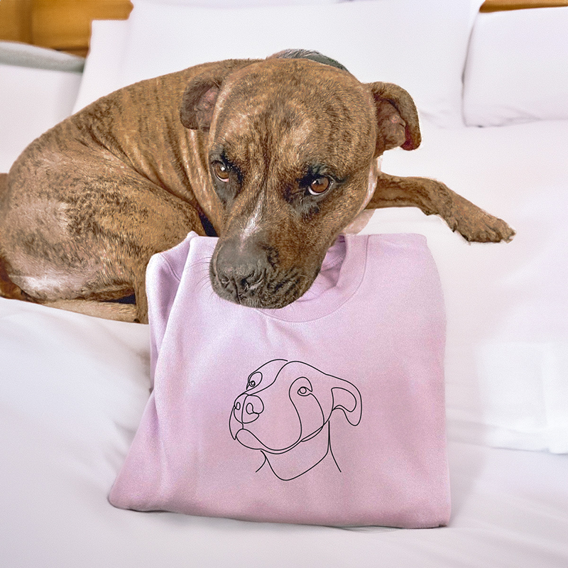 Cadeaux de Noël Cadeaux pour les amoureux des animaux, sweat-shirt et sweat à capuche brodés personnalisés