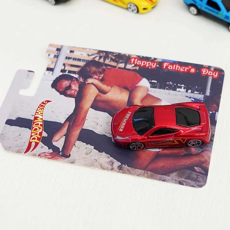 50 % RABATT 🚗 Personalisierte Verpackung für Papas Traumauto-Spielzeug🚙