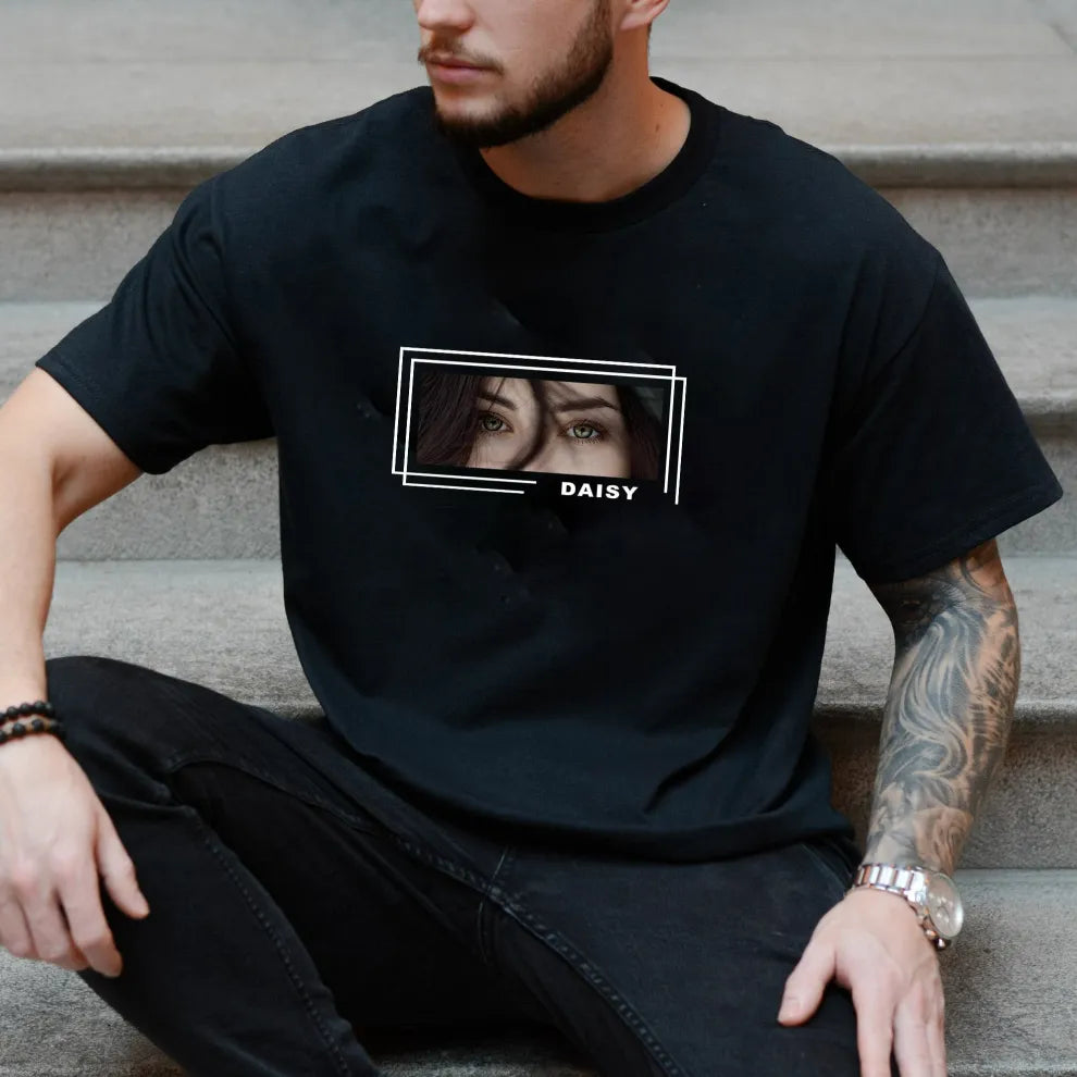 Uniek aangepast oog-T-shirt