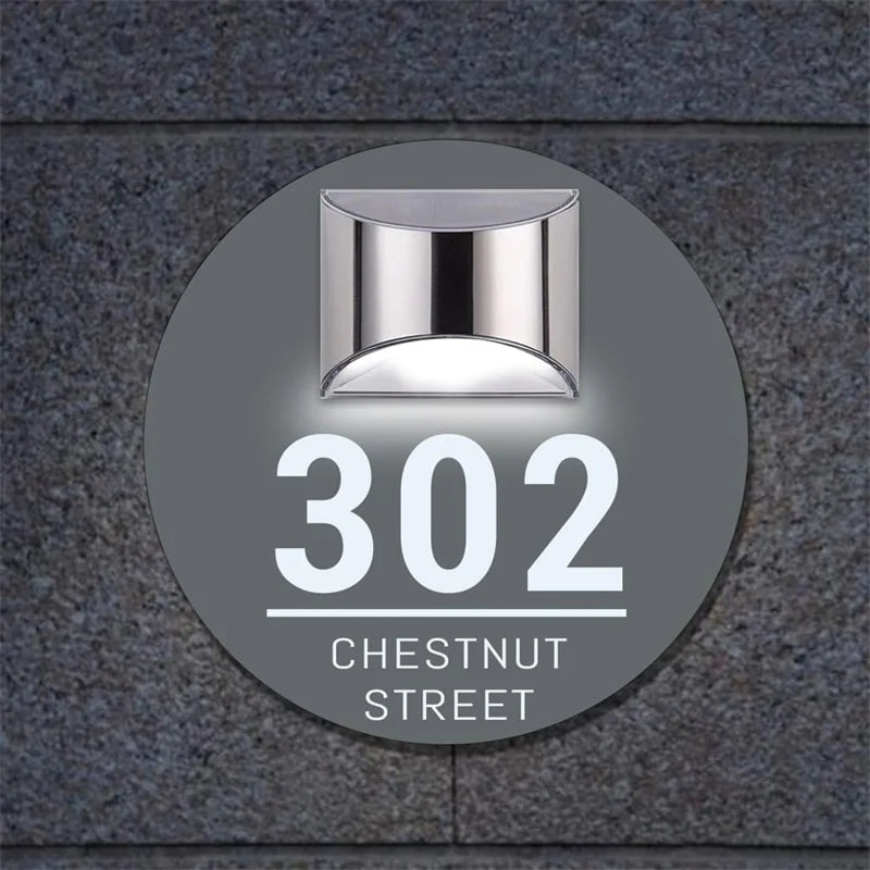 ⚡FLASH SALE⚡Gepersonaliseerd 3D-huisnummerbord op zonne-energie