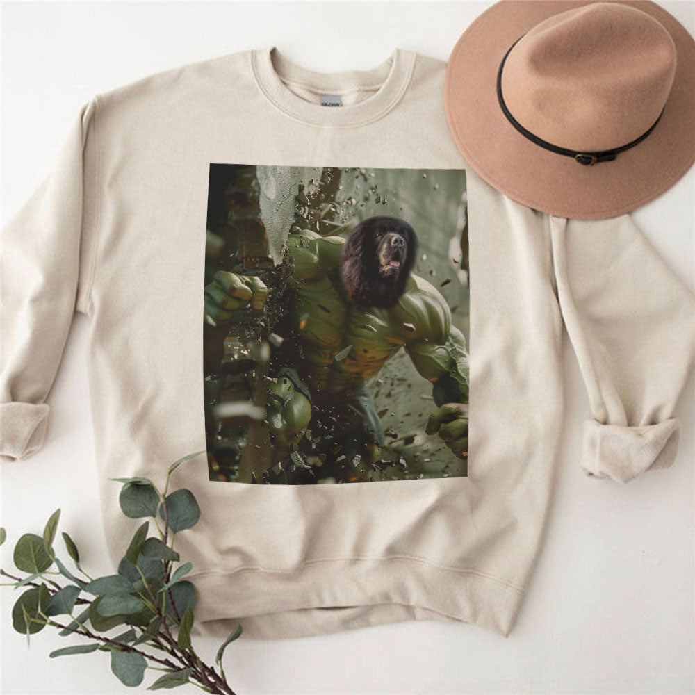 Super-héros, portraits de chiens personnalisés, sweat-shirts avec portraits d'animaux, cadeaux amusants pour les amoureux des animaux, art animalier
