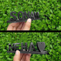 💕Dubbele naam illusie liefde 3D print als een lief cadeau voor koppels voor Kerstmis