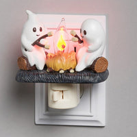 Creatief cadeau voor Halloween: spookachtig kampvuur met flikkerend nachtlampje
