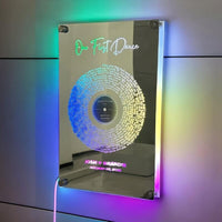 Lampe miroir personnalisée Paroles personnalisées Cadeau doux pour les couples
