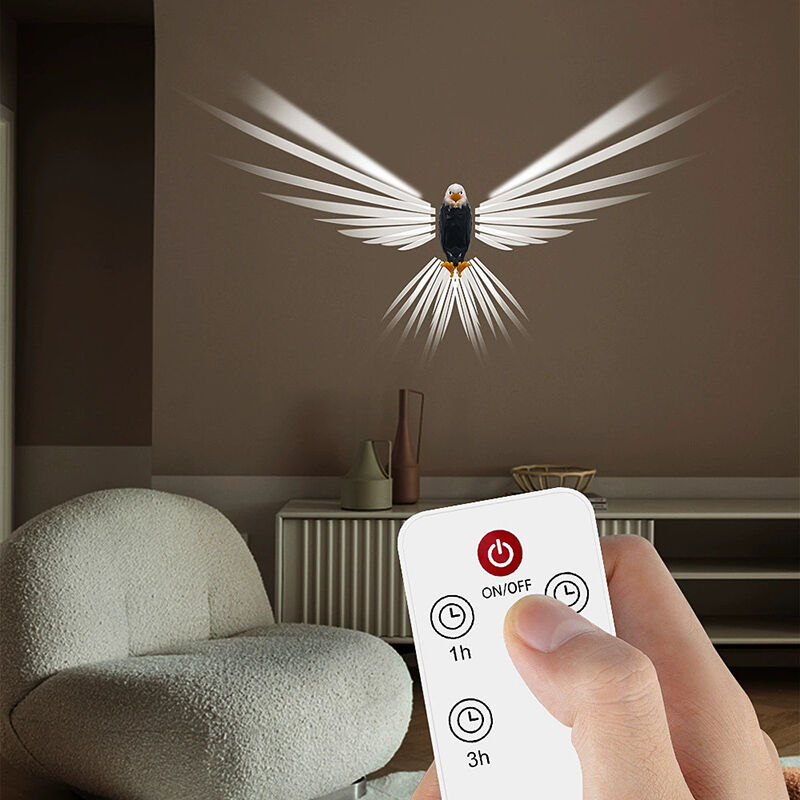Lampe de projection d'animaux en forme d'aigle, veilleuse magnétique rechargeable, cadeau créatif pour amis