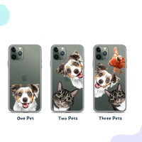 Gepersonaliseerde telefoonhoesjes met schattige huisdierfoto's voor dierenliefhebbers