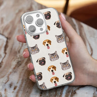 Gepersonaliseerde telefoonhoes met gepersonaliseerde foto van een huisdier, een warm cadeau voor vrienden