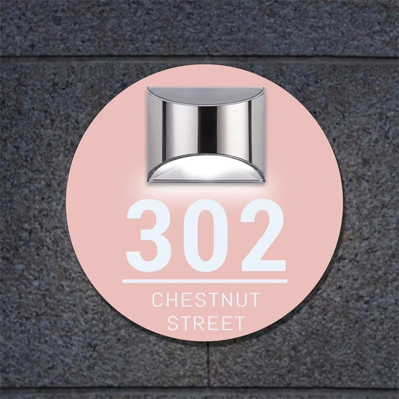 ⚡FLASH SALE⚡Gepersonaliseerd 3D-huisnummerbord op zonne-energie