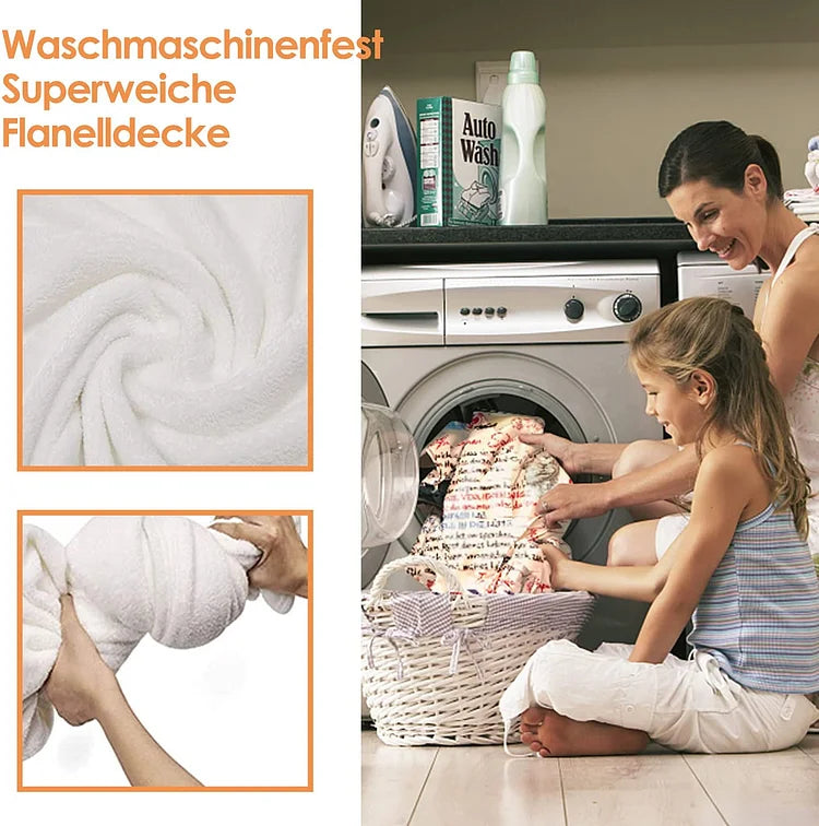 Gepersonaliseerde deken met 12 foto's en 2 teksten - Lieve mama fotodeken We zijn zo blij dat we jouw kinderen zijn - Het beste cadeau voor moeder