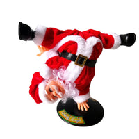 Décorations de Noël, Père Noël, danse, poupée chantante comme poupées de Noël en peluche, jouets musicaux pour enfants