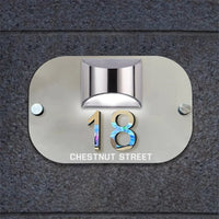 ⚡FLASH SALE⚡Gepersonaliseerd 3D-huisnummerbord op zonne-energie