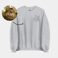 Cadeaux de Noël Cadeaux pour les amoureux des animaux, sweat-shirt et sweat à capuche brodés personnalisés