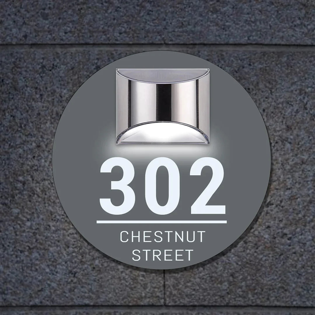 ⚡FLASH SALE⚡Gepersonaliseerd 3D-huisnummerbord op zonne-energie