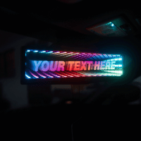 AANGEPASTE RGB eindeloze oneindigheidsspiegel
