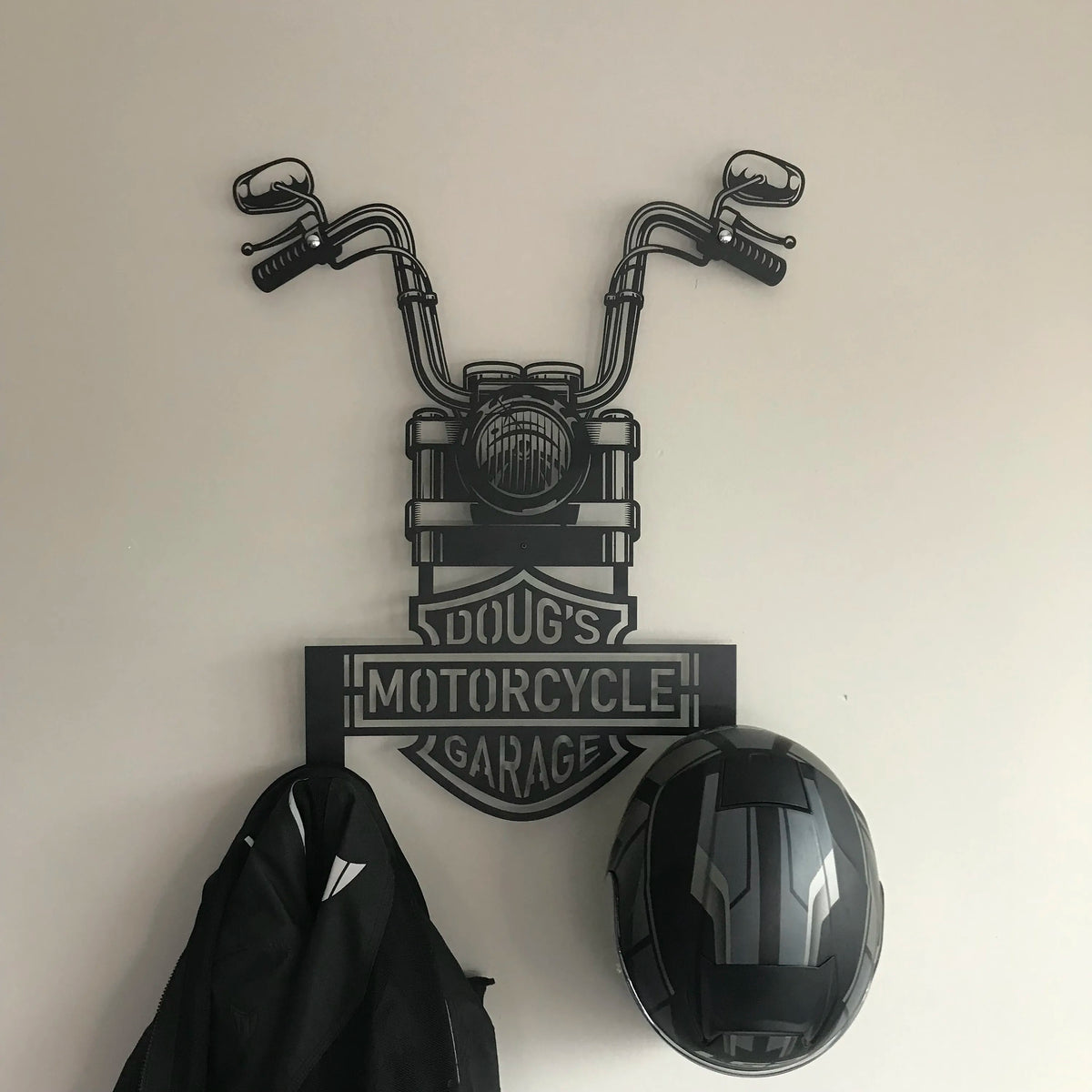 Aangepaste motorhelmhouder, geweldig cadeau voor motorrijders