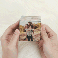Gepersonaliseerde Infinity Fotokubus, Multi-Foto Rubix Kubus, Creatieve Cadeaus voor de Liefde