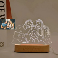 Fotolijnlamp, gepersonaliseerde lamp