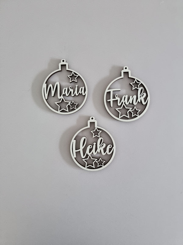 LOT DE 5 PENDENTIFS DE NOËL | ÉTOILES
