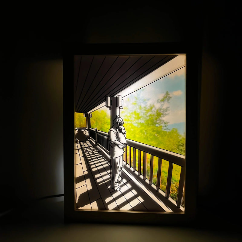 Aangepast LED-fotolijstje