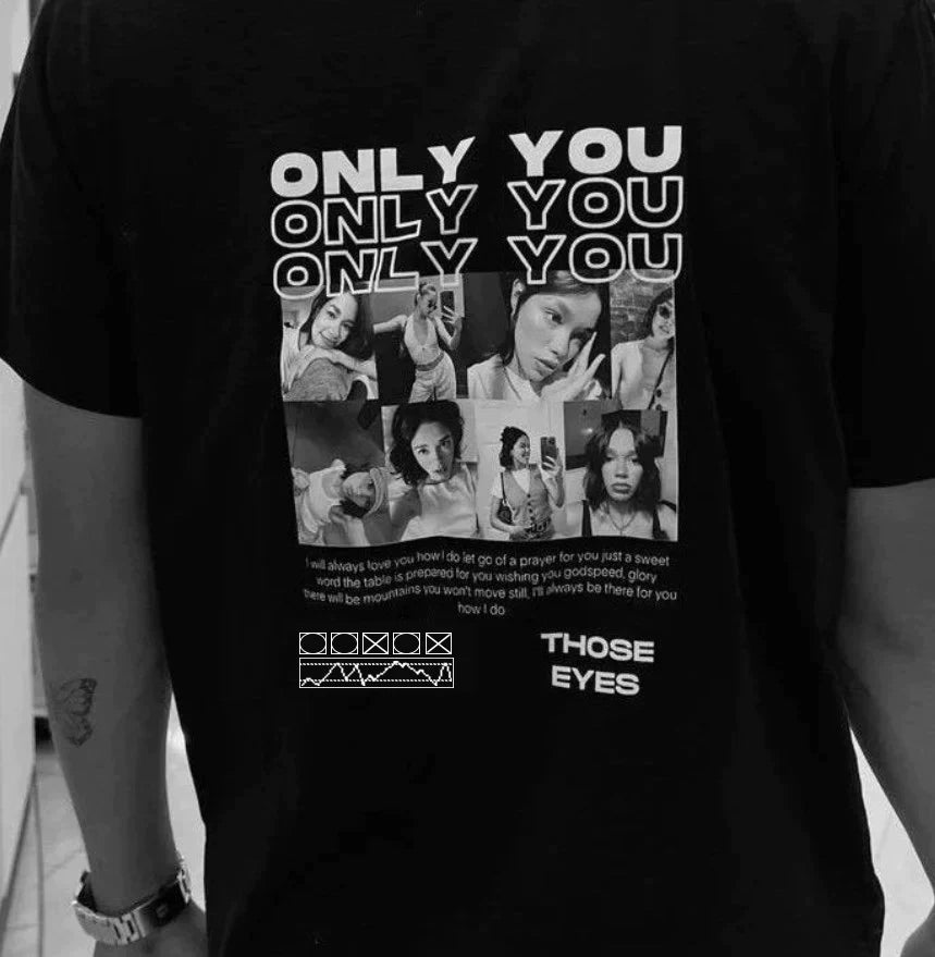 Einzigartiges individuelles Foto-T-Shirt 💗 Rundhalsausschnitt 💗 Kapuzenpullover