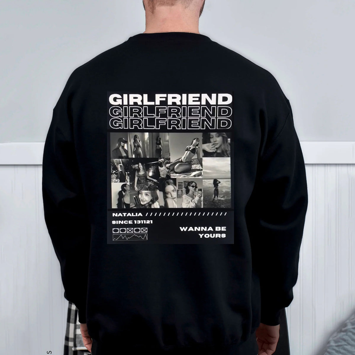 Einzigartiges individuelles Foto-T-Shirt 💗 Rundhalsausschnitt 💗 Kapuzenpullover