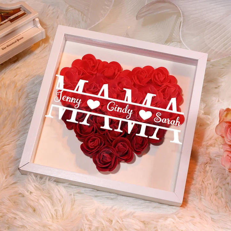 Decoratie van Mom Density Board Frame - Persoonlijk bloemenornament voor moeder