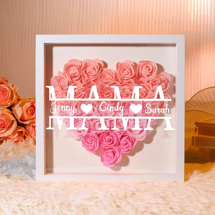 Decoratie van Mom Density Board Frame - Persoonlijk bloemenornament voor moeder