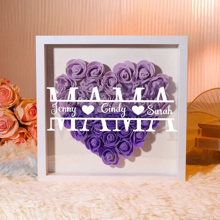 Decoratie van Mom Density Board Frame - Persoonlijk bloemenornament voor moeder