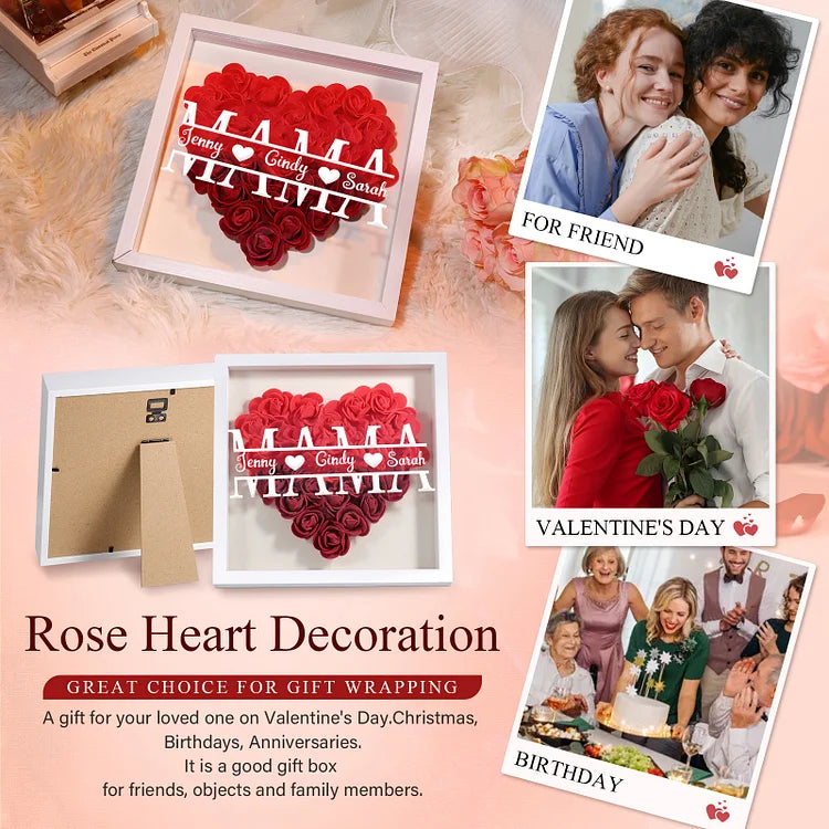 Decoratie van Mom Density Board Frame - Persoonlijk bloemenornament voor moeder