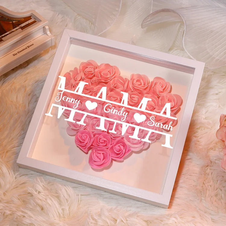 Decoratie van Mom Density Board Frame - Persoonlijk bloemenornament voor moeder