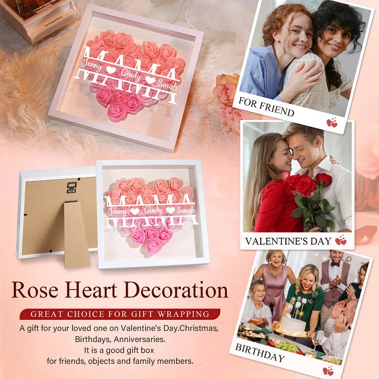 Decoratie van Mom Density Board Frame - Persoonlijk bloemenornament voor moeder