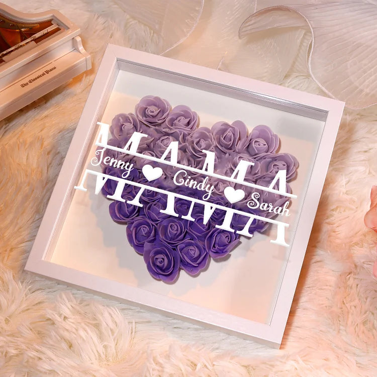Decoratie van Mom Density Board Frame - Persoonlijk bloemenornament voor moeder