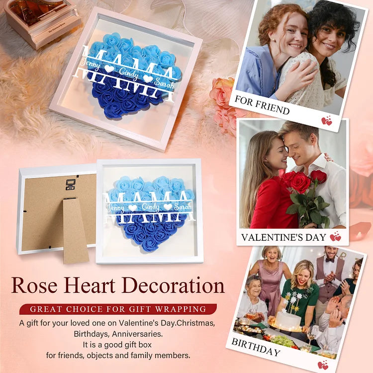 Decoratie van Mom Density Board Frame - Persoonlijk bloemenornament voor moeder