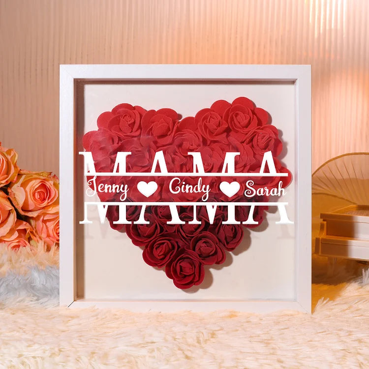 Decoratie van Mom Density Board Frame - Persoonlijk bloemenornament voor moeder