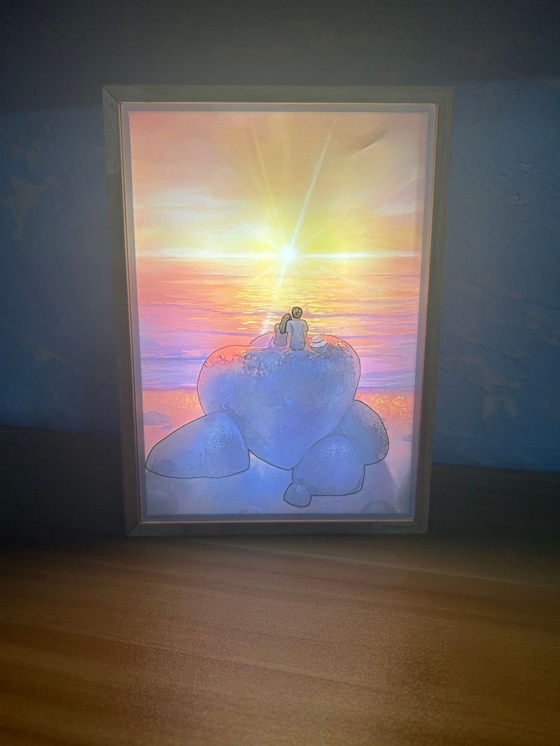 Aangepast LED-fotolijstje