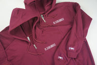 Sweat à capuche zippé brodé avec chiffres romains pour anniversaire | Sweat à capuche brodé | Sweat à capuche avec date d'anniversaire