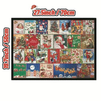 Calendrier de l'Avent Puzzle de Noël – 24 boîtes Puzzle compte à rebours de Noël Jouet Cadeau pour enfants Adultes
