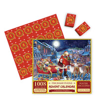 Calendrier de l'Avent Puzzle de Noël – 24 boîtes Puzzle compte à rebours de Noël Jouet Cadeau pour enfants Adultes