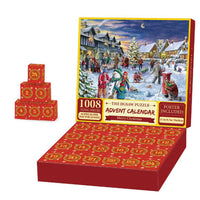 Calendrier de l'Avent Puzzle de Noël – 24 boîtes Puzzle compte à rebours de Noël Jouet Cadeau pour enfants Adultes