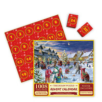 Calendrier de l'Avent Puzzle de Noël – 24 boîtes Puzzle compte à rebours de Noël Jouet Cadeau pour enfants Adultes