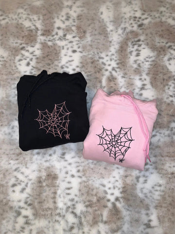 Chiffres romains assortis personnalisables avec cœur en toile d'araignée pour les meilleurs amis et les couples