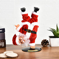 Décorations de Noël, Père Noël, danse, poupée chantante comme poupées de Noël en peluche, jouets musicaux pour enfants