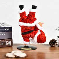 Décorations de Noël, Père Noël, danse, poupée chantante comme poupées de Noël en peluche, jouets musicaux pour enfants