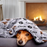 Gepersonaliseerde deken voor huisdieren | Op maat gemaakt huisdierbeddengoed | Op maat gemaakte dekens voor honden en katten | Fotodekens voor huisdieren