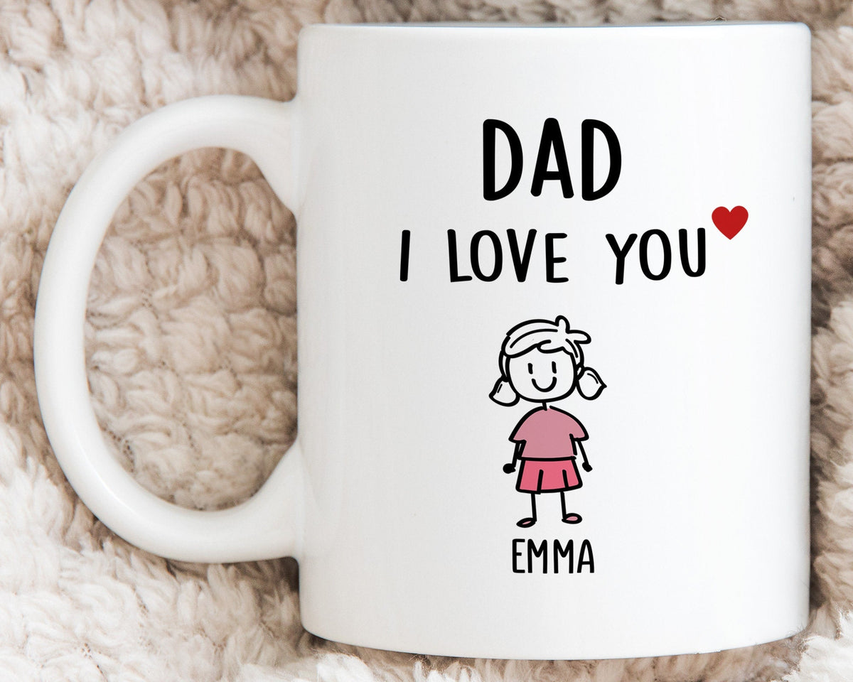 Mok voor papa, cadeau voor Vaderdag, grappig gepersonaliseerd cadeau