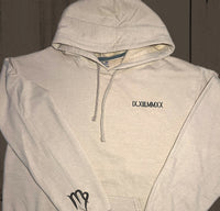 Hoodie | Individueel geborduurde Romeinse cijfers, datum + sterrenbeeld op de mouwen | Koppel Hoodie | Verlovingshoodie