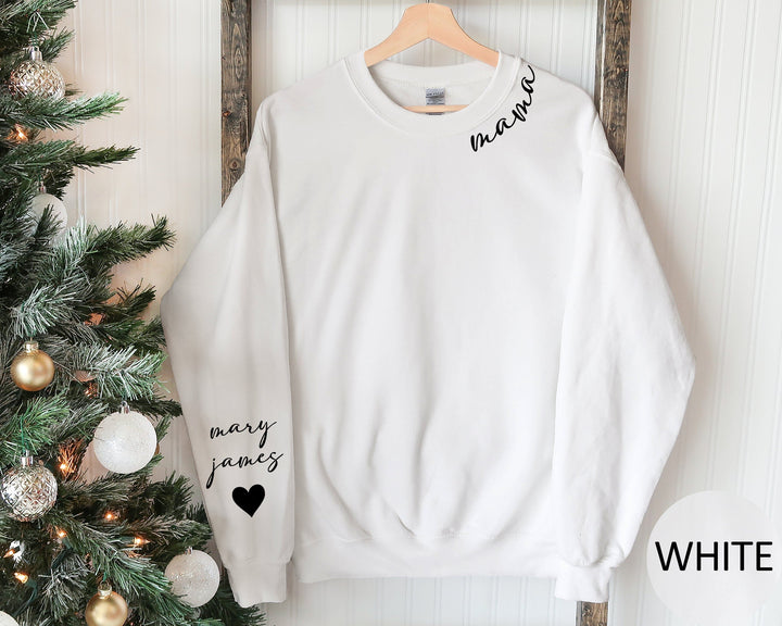 Plus Velvet Style – Sweat-shirt/sweat à capuche pour maman avec col personnalisé