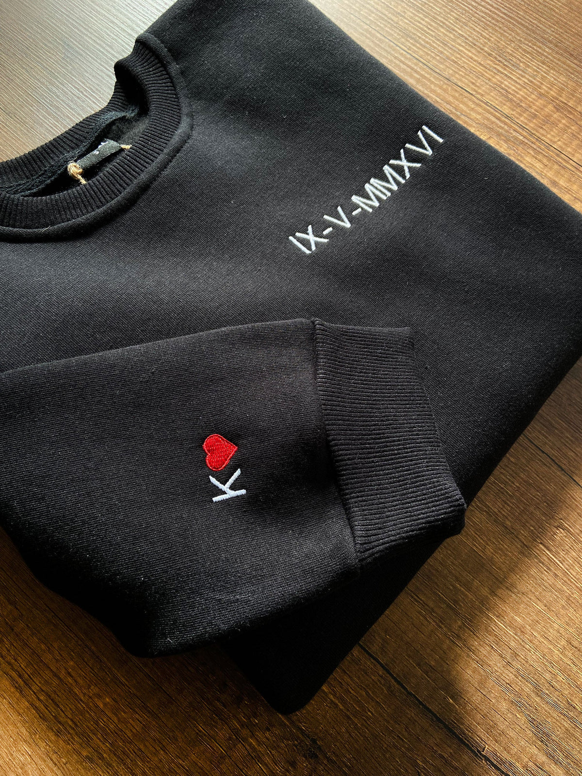 Hoodie met Romeinse cijfers, sweatshirt met koppels, gepersonaliseerd geborduurd sweatshirt, geborduurd sweatshirt, sweatshirt met koppelliefde op maat