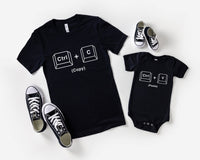 Cadeau voor papa, vader en baby, bijpassende shirts, vader en dochter shirts Kopieer en plak shirts