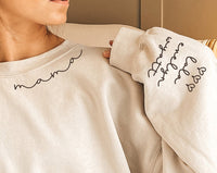 Plus Velvet Style – Sweat-shirt/sweat à capuche pour maman avec col personnalisé